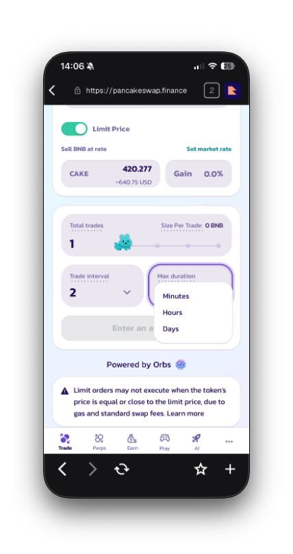 relatorios/BenchmarkPancake/mobile/TWAP/TWAPMobile5.png