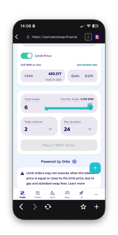 relatorios/BenchmarkPancake/mobile/TWAP/TWAPMobile9.png