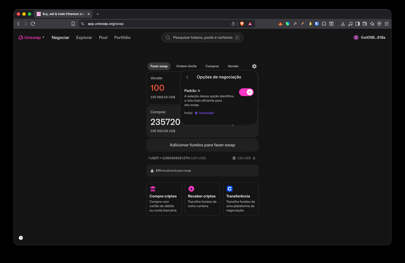relatorios/BenchmarkUniswap/desktop/Swap/Swap9.jpg