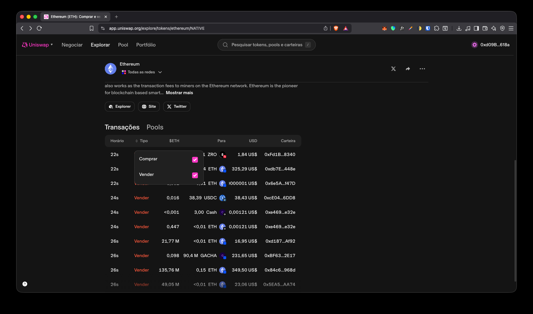 relatorios/BenchmarkUniswap/desktop/VisualizarToken/VisualizarToken14.jpg