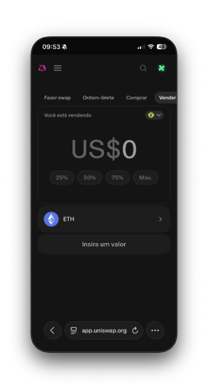 relatorios/BenchmarkUniswap/mobile/VenderTokens/VenderTokensMobile1.png